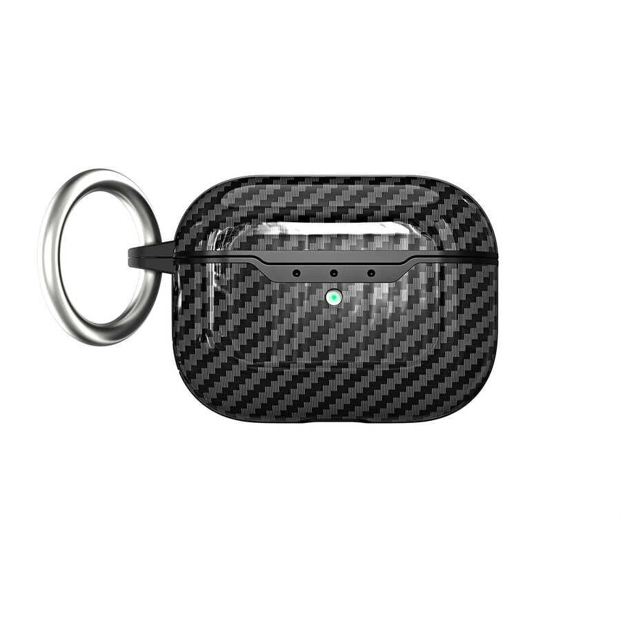 Airpods Pro 2 Kılıf Airbag 04 Silikon Siyah