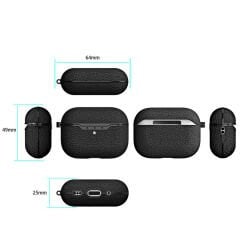 Airpods Pro 2 Kılıf Airbag 03 Silikon Kırmızı