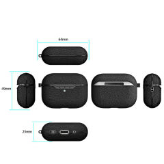 Airpods Pro 2 Kılıf Airbag 03 Silikon Lacivert