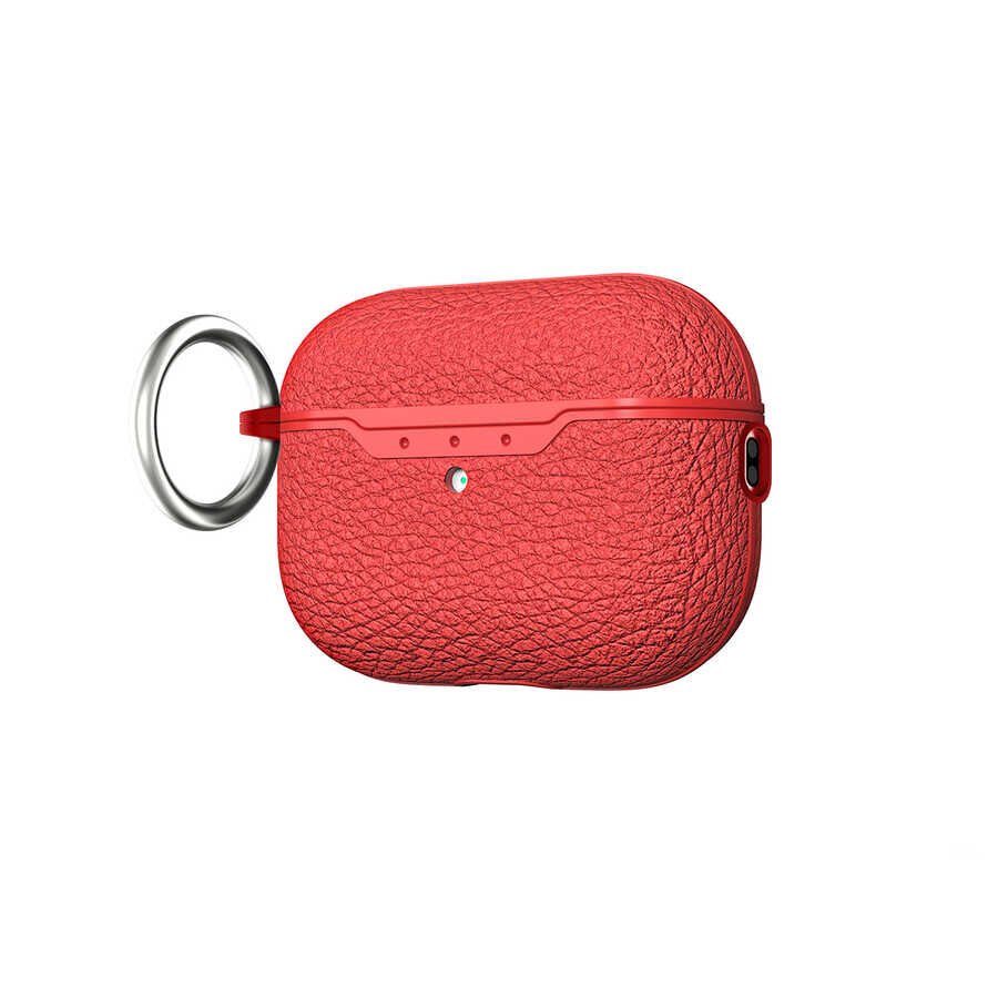 Airpods Pro 2 Kılıf Airbag 03 Silikon Kırmızı