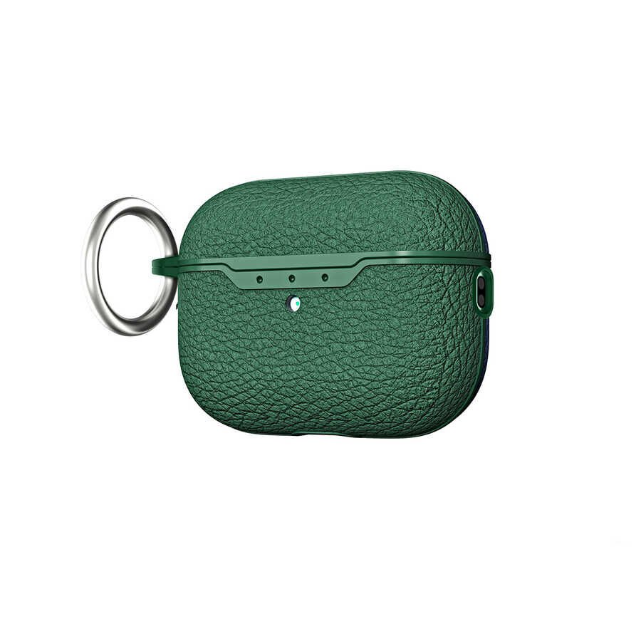 Airpods Pro 2 Kılıf Airbag 03 Silikon Koyu Yeşil