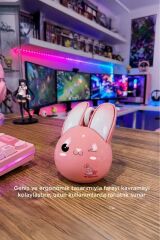 Kablosuz Tavşan Kulaklı Sessiz Mouse 1200 DPI Optik Kablosuz Fare TM-21