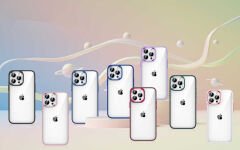 iPhone 14 Pro Kılıf Kamera Çıkıntılı Arkası Şeffaf Köşeleri Parlak Renkli Işlemeli Flora Kapak