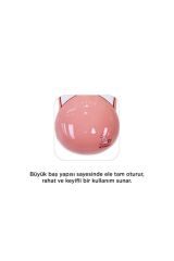 Kablosuz Tavşan Kulaklı Sessiz Mouse 1200 DPI Optik Kablosuz Fare TM-21 Pembe