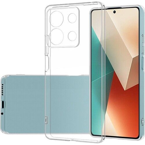 Xiaomi Redmi Note 13 Kamera Korumalı Şeffaf Yumuşak Süper Silikon