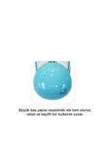 Kablosuz Tavşan Kulaklı Sessiz Mouse 1200 DPI Optik Kablosuz Fare TM-21 Mavi