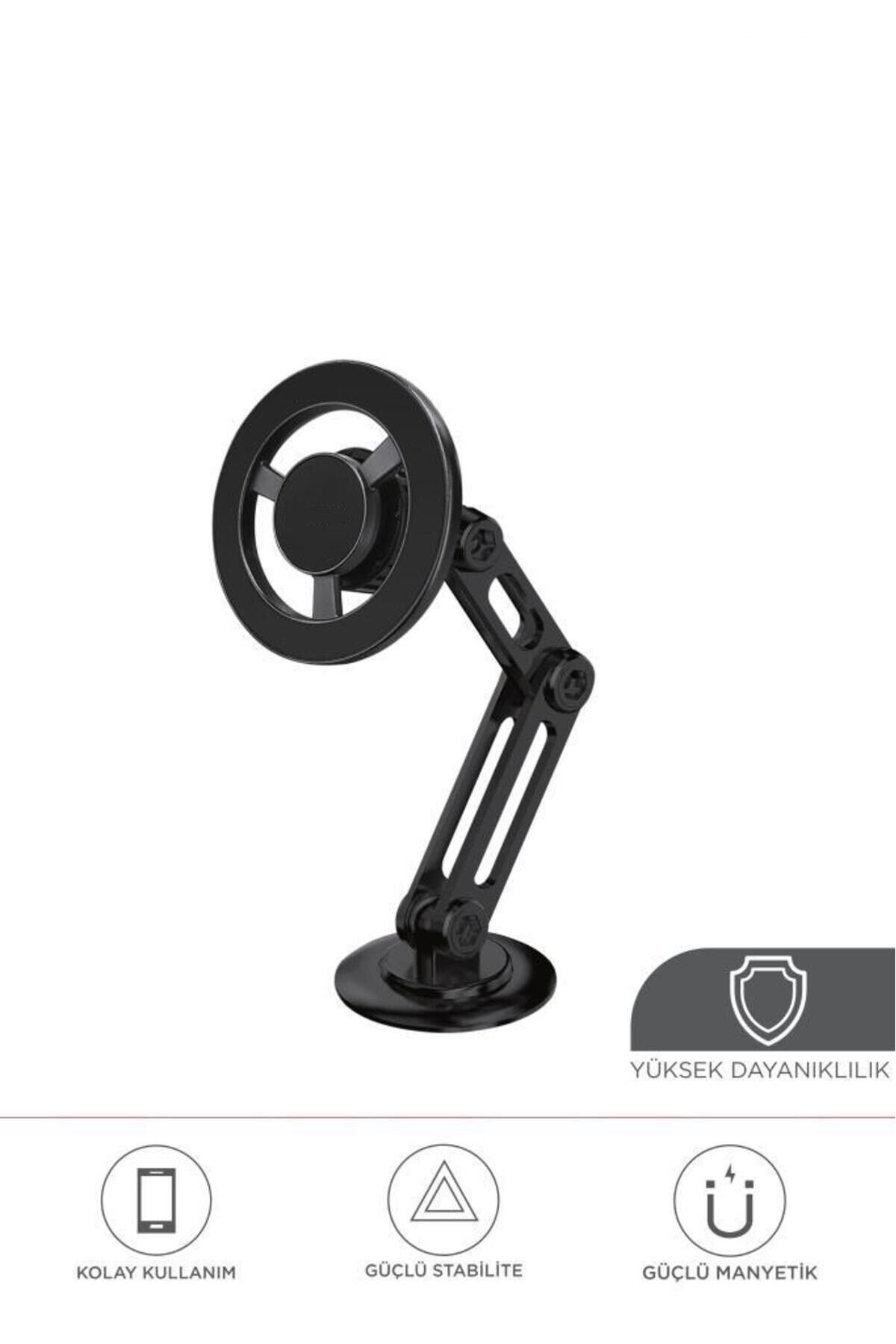 052 Metal Manyetik Telefon Tutucu – Güçlü Mıknatıslı, 360° Hareketli