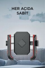 062 Siyah Plastik Bisiklet , Scooter, ATV Motosiklet Telefon Tutucu