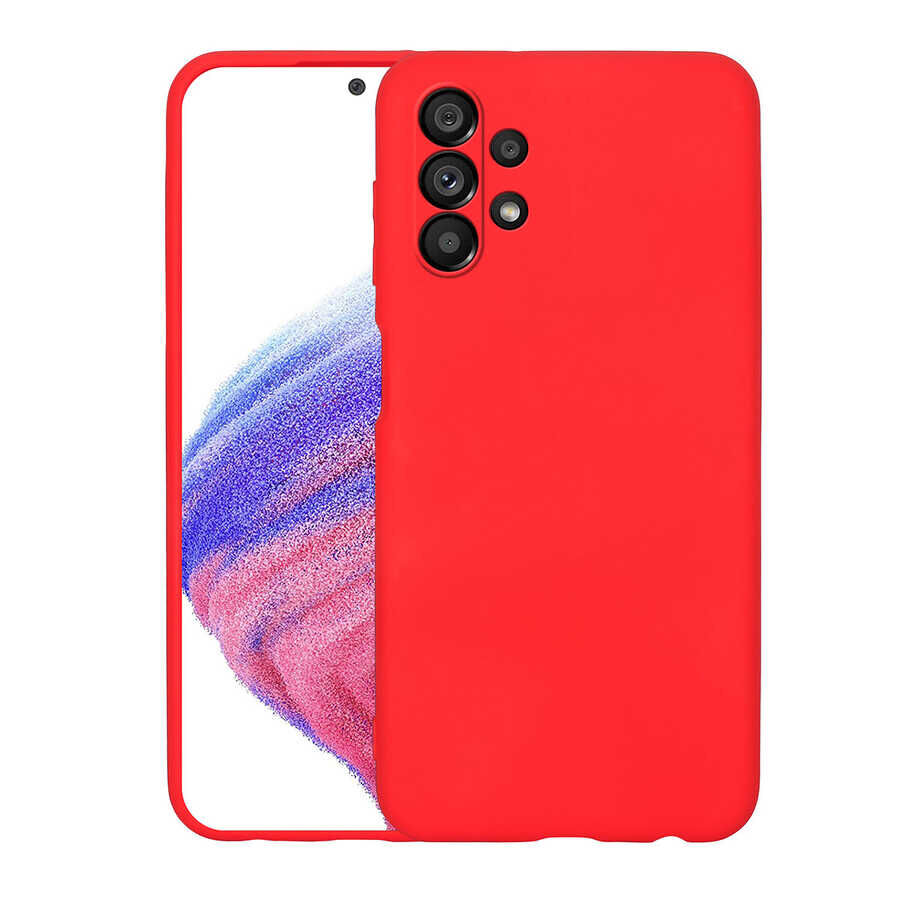 Samsung Galaxy A33 5G Kamera Korumali Mara Lansman Kapak Kırmızı