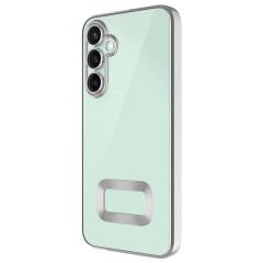 Samsung Galaxy S24 Plus Kılıf Kamera Korumalı Logo Gösteren Omega Kapak