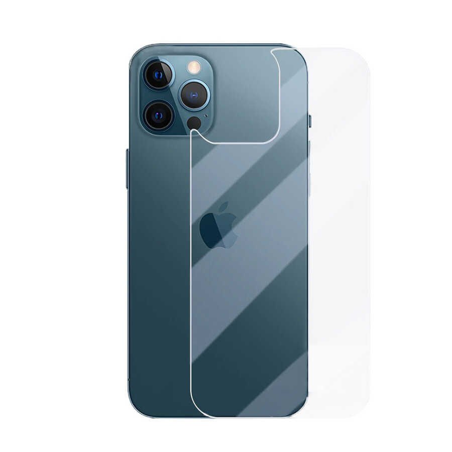 iPhone 13 Pro Back Maxi Glass Temperli Cam Arka Koruyucu