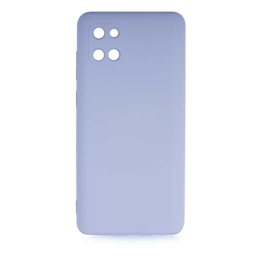 Samsung Galaxy A81 (Note 10 Lite) Kılıf Kamera Korumali Mara Lansman Kapak Lila