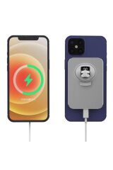 W1106 Magnetic Magsafe Wıreless Araç Telefon Tutucu Ve Kablosuz Şarj Cihazı