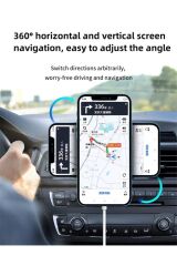 W1106 Magnetic Magsafe Wıreless Araç Telefon Tutucu Ve Kablosuz Şarj Cihazı