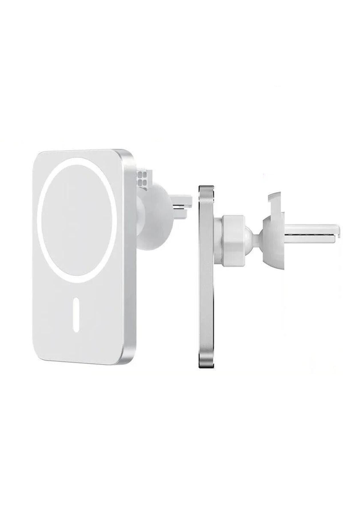 W1106 Magnetic Magsafe Wıreless Araç Telefon Tutucu Ve Kablosuz Şarj Cihazı