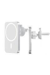 W1106 Magnetic Magsafe Wıreless Araç Telefon Tutucu Ve Kablosuz Şarj Cihazı