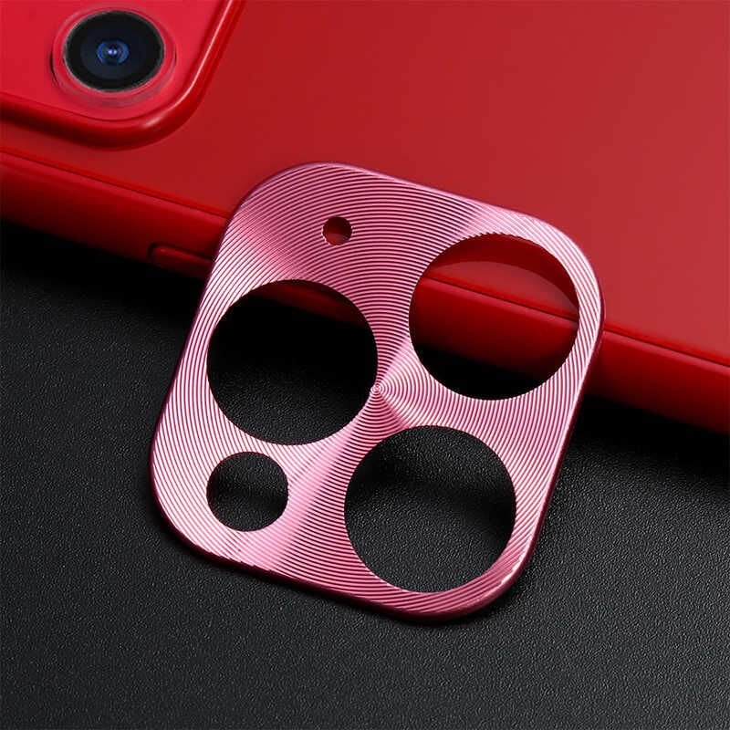 iPhone 11 Pro Metal Kamera Koruyucu Rose Gold