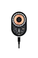 W13 Kablosuz Araç İçi Telefon Tutucu Ve Telefon Şarj Cihazı Siyah
