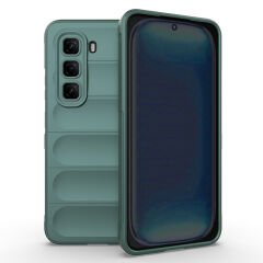 İnfinix Hot 50 4G Kılıf Esnek TPU Oyuklu Arka Yüzey Tasarımlı Etnik Silikon Kapak