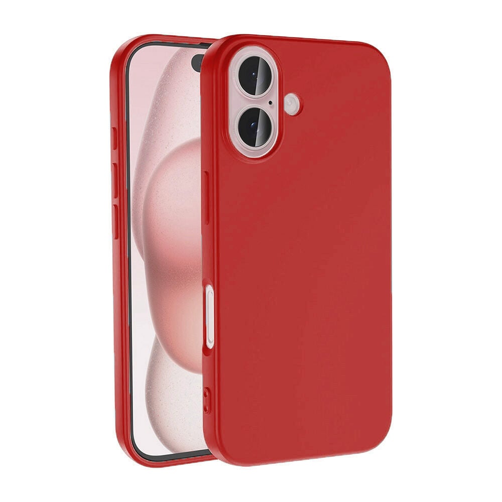 iPhone 16 Plus Kılıf LSR Lansman Kapak Kırmızı