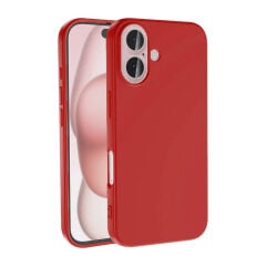 iPhone 16 Plus Kılıf LSR Lansman Kapak Kırmızı