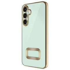 Samsung Galaxy S24 Kılıf Kamera Korumalı Logo Gösteren Omega Kapak