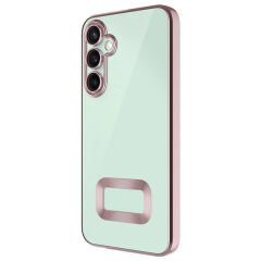 Samsung Galaxy S24 Kılıf Kamera Korumalı Logo Gösteren Omega Kapak