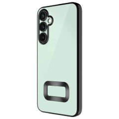 Samsung Galaxy S24 Kılıf Kamera Korumalı Logo Gösteren Omega Kapak