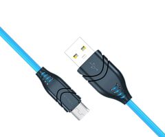 C98 Micro Usb Flex Silikon Data/şarj Kablosu 2.1a 1.1mt