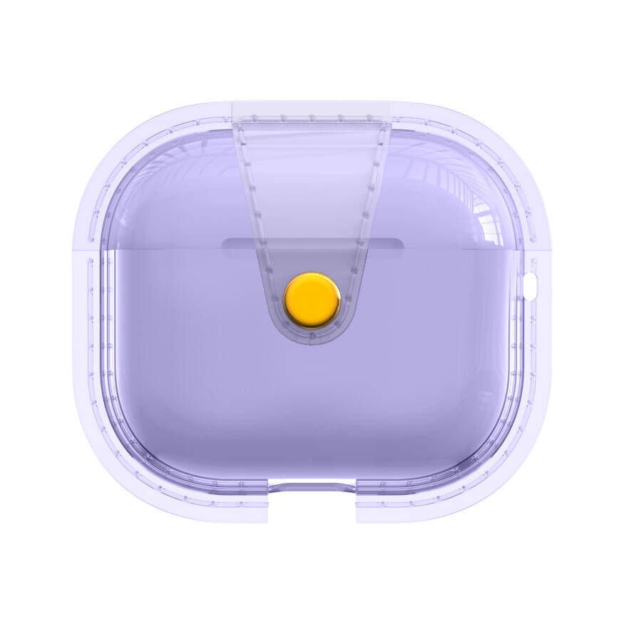 Airpods 3. Nesil Airbag 33 Darbelere Karşı Dayanıklı Magnetik Kılıf Mor