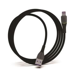 Syrox C136AL 2.4A Lightning İphone RGB Hasir Hızlı Şarj Data Kablosu