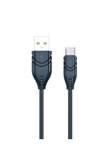 C98 Micro Usb Flex Silikon Data/şarj Kablosu 2.1a 1.1mt Siyah