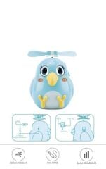 F-31 El Tipi Mini Fan Vantilatör Sevimli Kuş Figürlü Taşınabilir Mini Fan