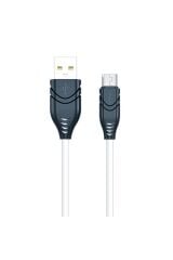 C98 Micro Usb Flex Silikon Data/şarj Kablosu 2.1a 1.1mt Beyaz