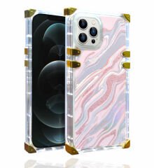 iPhone 13 Pro Max Kılıf  Ples Kapak Mavi