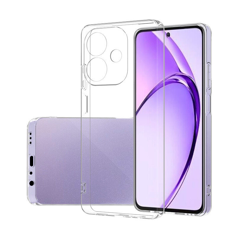 Oppo A3 Kılıf Kılıf Kamera Korumali Süper Silikon Kapak Şeffaf