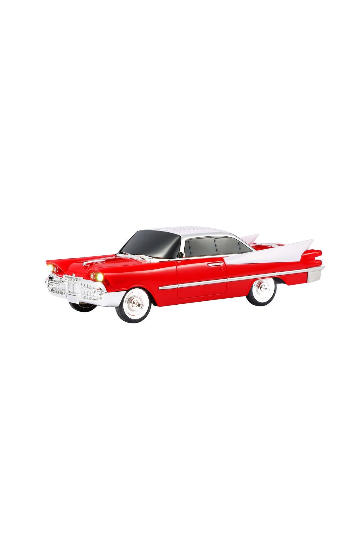 Yeni Dodge 59 Klasik Araba Kablosuz Bluetooth Hoparlör Speaker 10 Watt Fm Radyo Sd Kart USB WS1965 Kırmızı