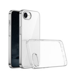 iPhone 16E Kılıf Kamera Korumali Süper Silikon Kapak