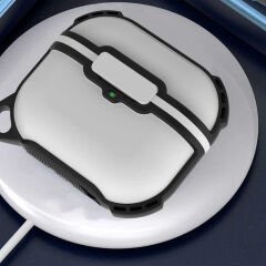 Airpods 3. Nesil Zore Airbag 16 Silikon 1-1 Su Geçirmez Kılıf Beyaz