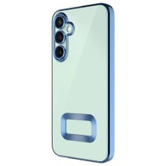 Samsung Galaxy A55 Kılıf Kamera Korumalı Logo Gösteren Omega Kapak