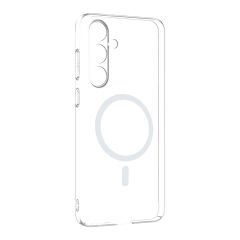 Samsung Galaxy S25 FE Kamera Korumalı M-Safe Şarj Özellikli Şeffaf Sararmaz London Silikon Kapak