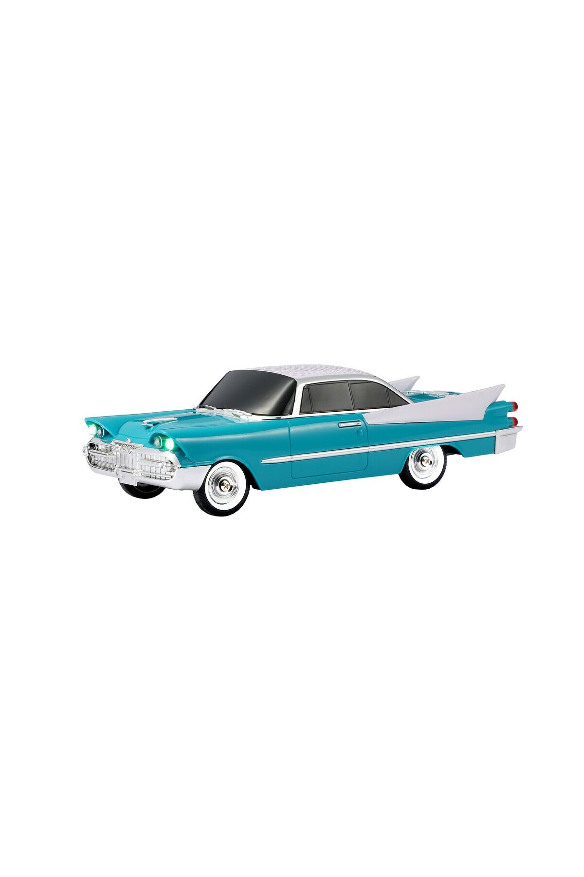 Yeni Dodge 59 Klasik Araba Kablosuz Bluetooth Hoparlör Speaker 10 Watt Fm Radyo Sd Kart USB WS1965 Turkuaz
