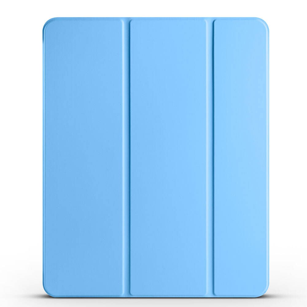 iPad Air 11 2025 M3 Smart Cover Kalem Bölmeli Standlı 1-1 Kılıf Mavi