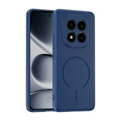 Xiaomi Redmi Note 15 Pro 5G Meta Lansman Magsafe Kamera Korumalı içi Kadife Yumuşak Renkli Süet Silikon