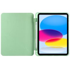 iPad 10.9 2022 (10.Nesil) Kılıf Tri Folding Kalem Bölmeli Standlı Kılıf