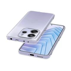 Xiaomi Redmi Note 14 Kılıf Kamera Korumali Süper Silikon Kapak Şeffaf