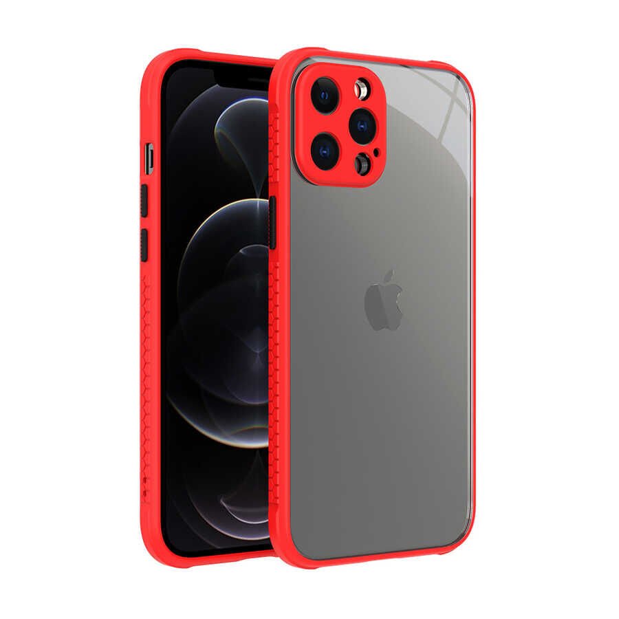 iPhone 12 Pro Max Kılıf Kaff Kapak Kırmızı