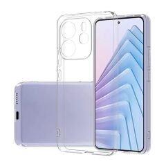 Xiaomi Redmi Note 14 5G Kılıf Kamera Korumali Süper Silikon Kapak