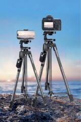 8810 Profesyonel 360 Derece Çok Amaçlı 1.2m Tripod Kamera Tripod