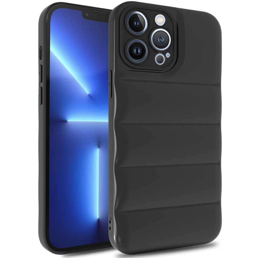iPhone 12 Pro Kılıf Kasis Kapak Siyah
